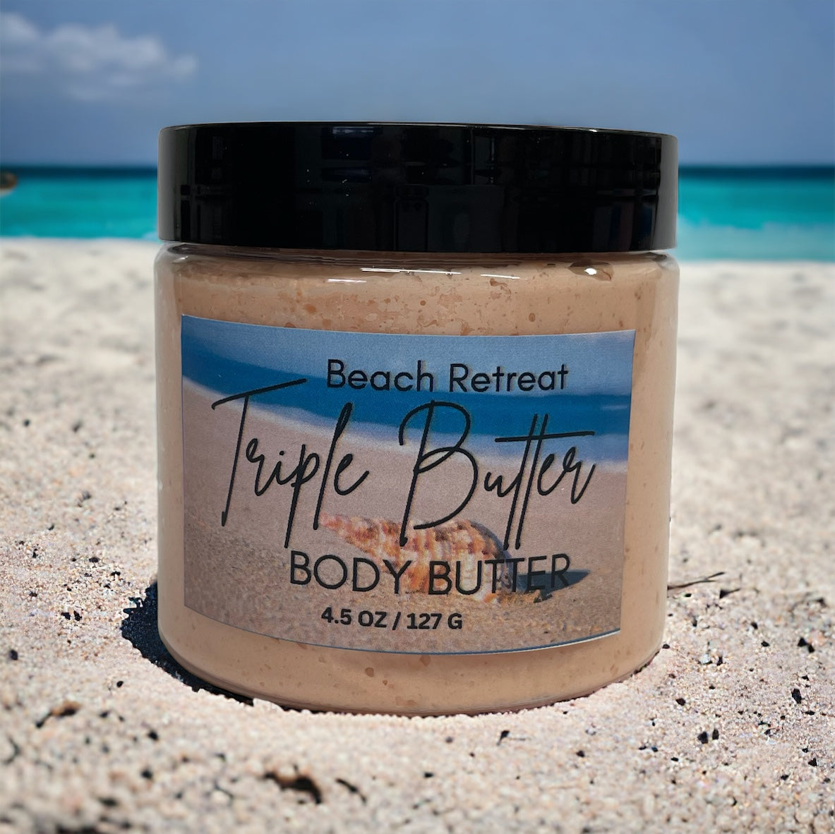 Whipped Triple Butter Body Butter-Beach Retreat-4.5oz