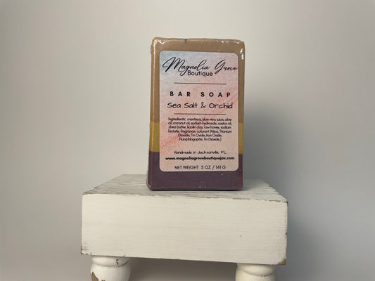 Aloe Vera Soap-Sea Salt & Orchid