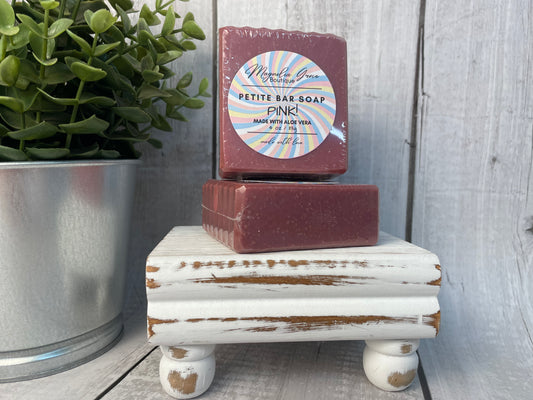 Aloe Vera Soap-Pink!-Petite Bar