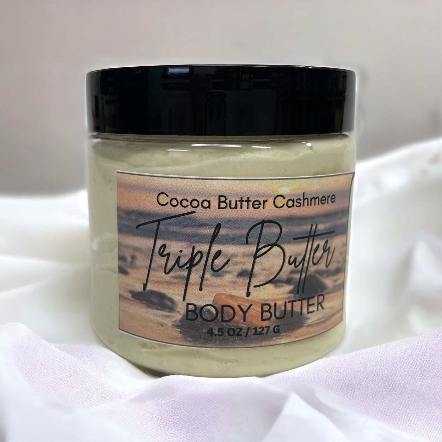 Whipped Triple Butter Body Butter-Cocoa Butter Cashmere-4.5oz