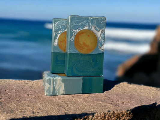 Aloe Vera Soap-Abstract Beach